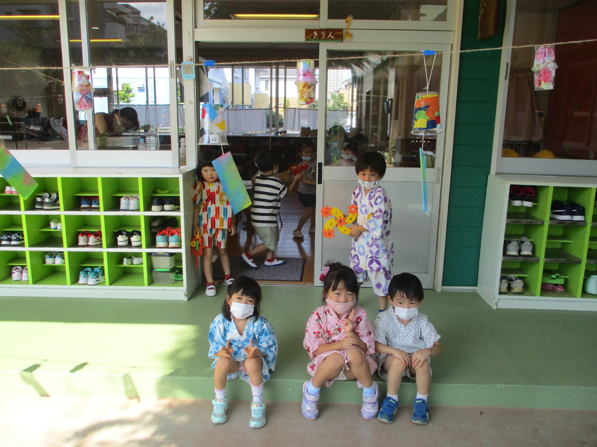 夏季保育で夏まつりをしたよ！